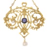 From Paris with Love: Victorian Gold Pendant Circa 1890